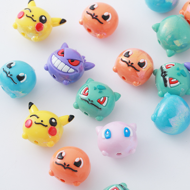 Phone Accessories And Electronics - 12 piezas Pokémon: Cuentas de resina,