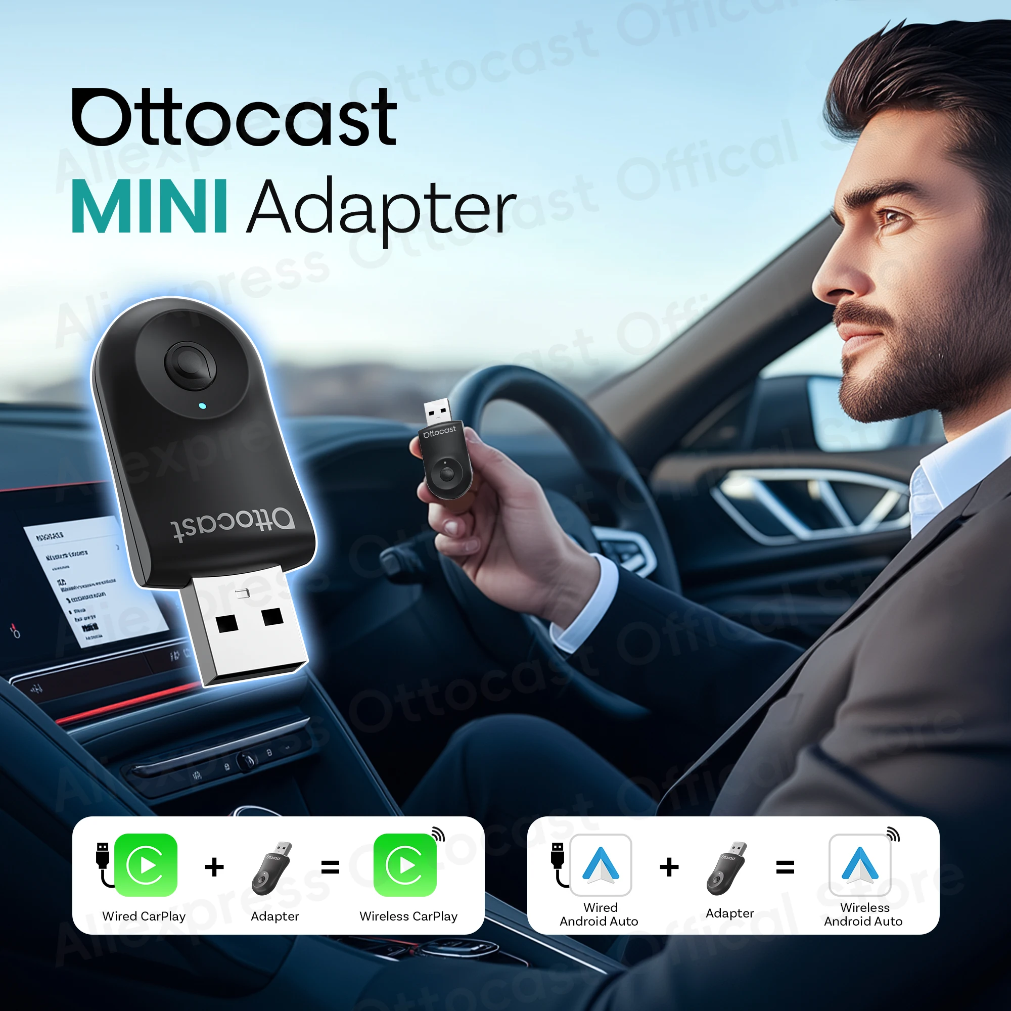Phone Accessories And Electronics - Nuevo Adaptador Inalámbrico OTTOCAST MINI 2026