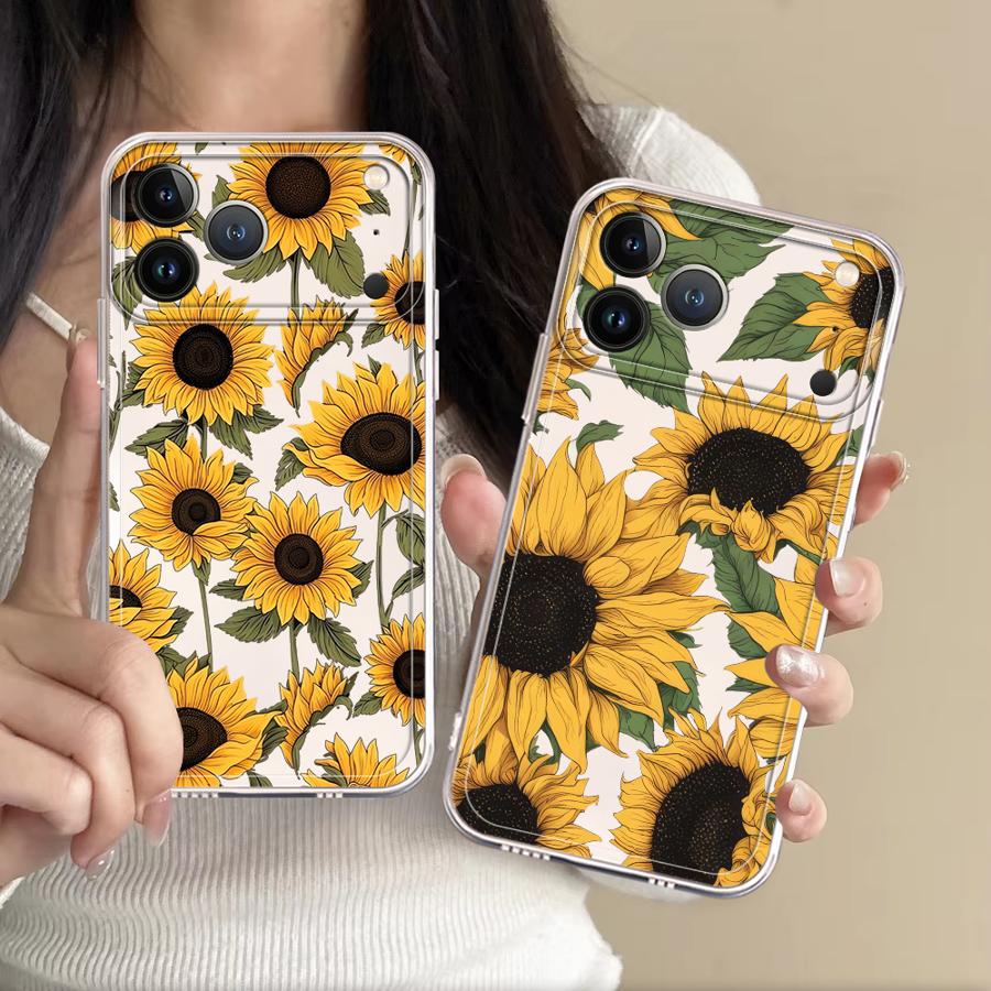 Phone Accessories Iphone - Funda con Diseño de Girasoles para