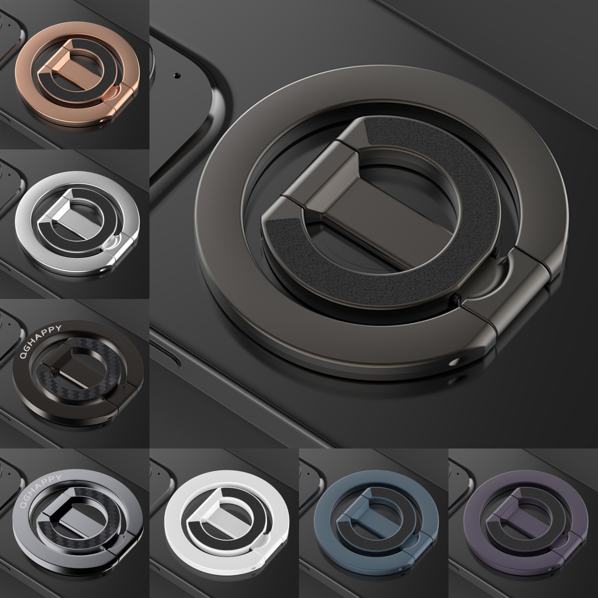 Pop Socket Grip - Soporte de anillo magnético de doble