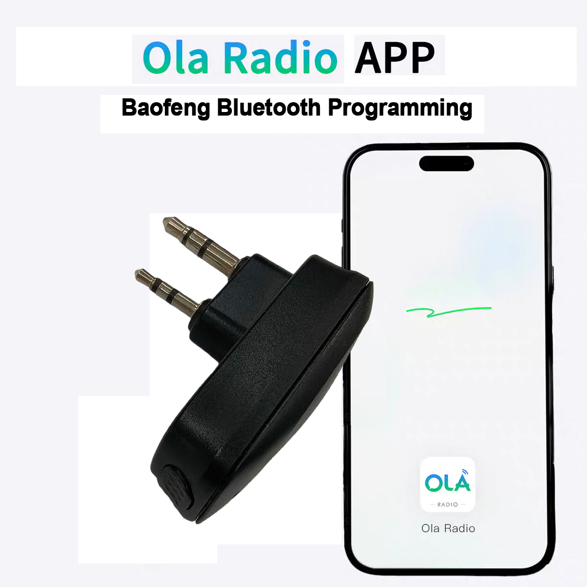 Phone Accessories App - Adaptador de programación inalámbrico Bluetooth BAOFENG,