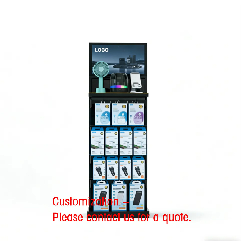 Phone Accessories Rack Display - Estante Organizador Multiusos de Alambre Metálico