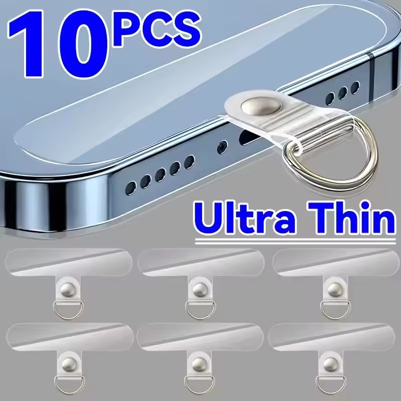 Phone Accessories And Electronics - Clips universales transparentes desmontables para cordón