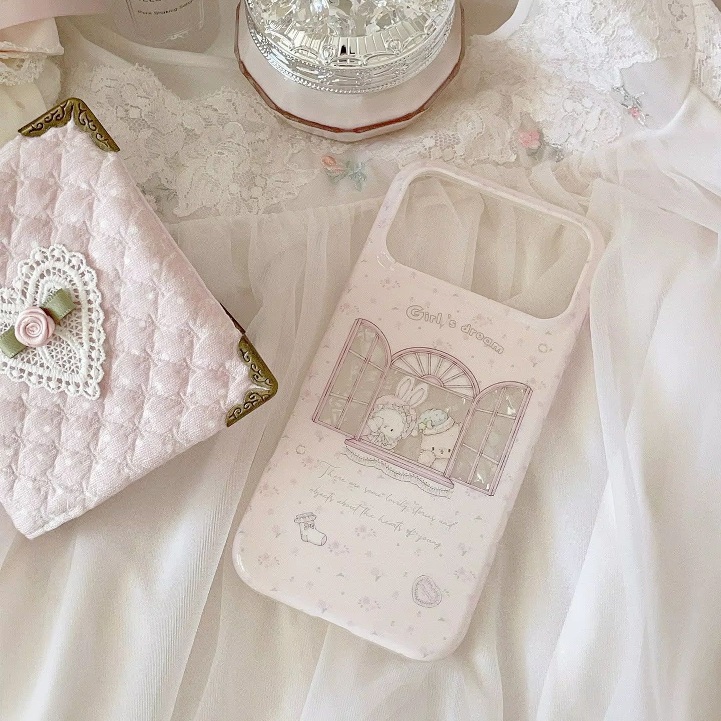 Y2K Phone Accessories - Funda de Teléfono Kawaii con Diseño
