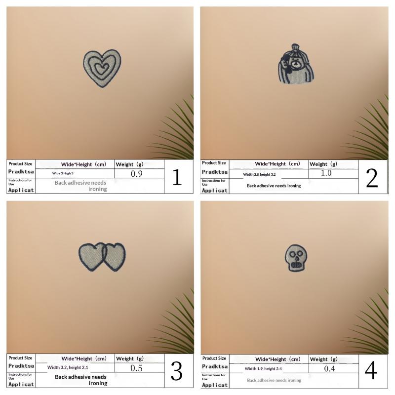 Phone Accessories Repair - 1 Set de Parches Bordados de