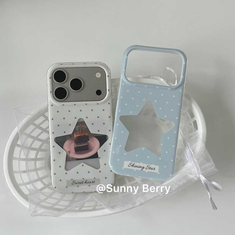 Y2K Phone Accessories - Funda para Teléfono con Diseño Coreano
