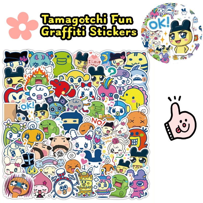 Phone Accessories And Electronics - Pegatinas Japonesas Tamagotchi, Mascota Electrónica, Mametchi,