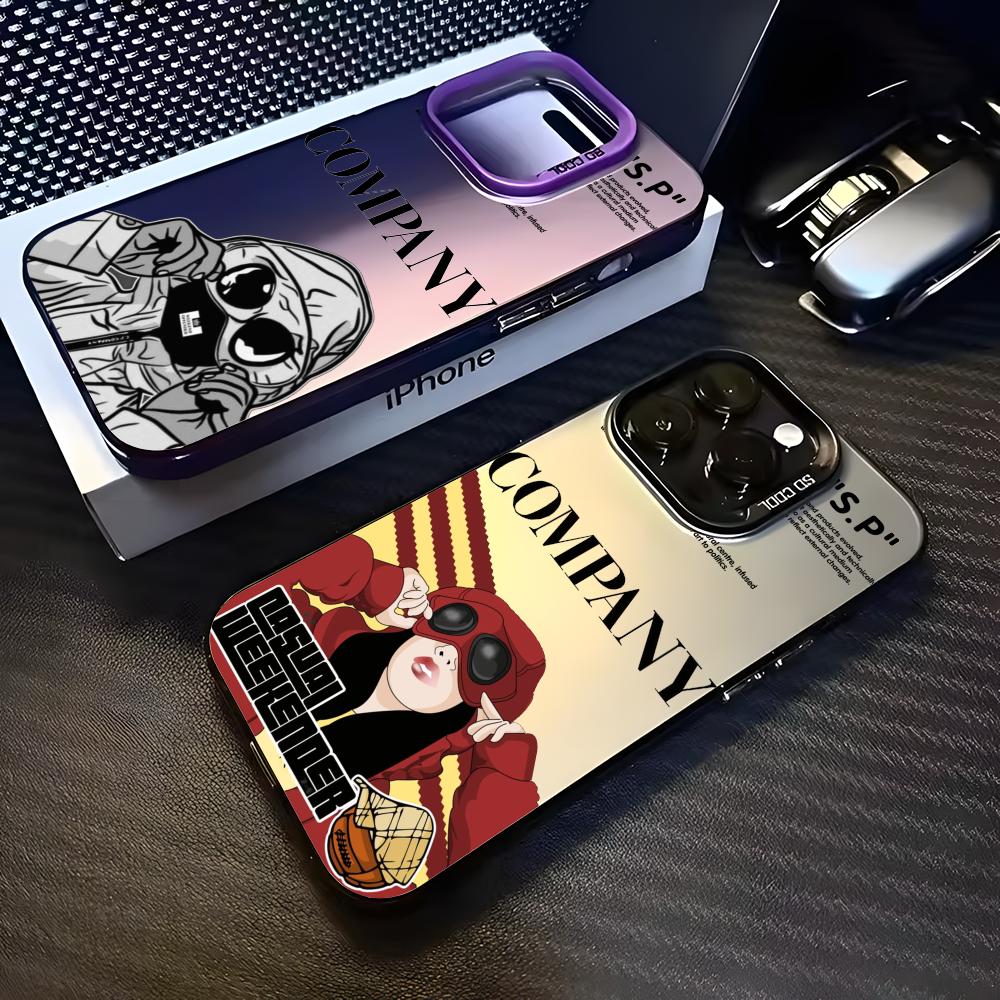 Phone Accessories Company - Funda Magnética IMD Colorida Plateada C-ComPanys
