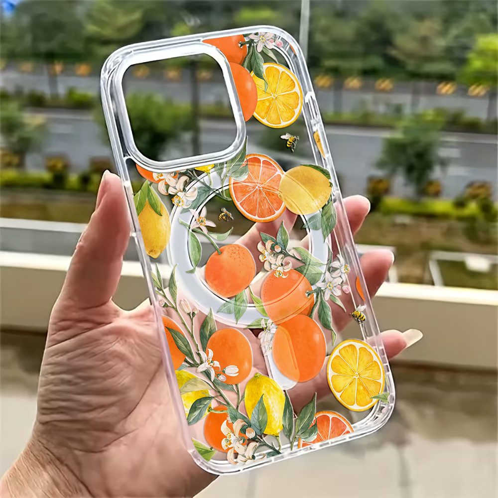 Phone Accessories Iphone - Funda Transparente con Diseño de Limón