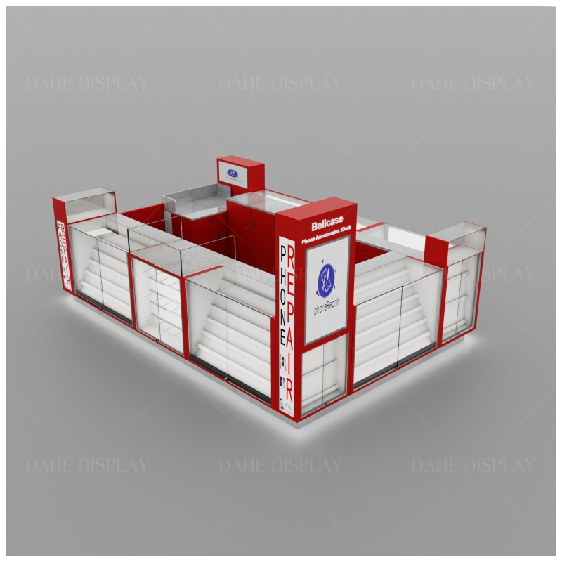 Quiosco personalizado para tel - Phone Accessories Shop Design reseña y precio