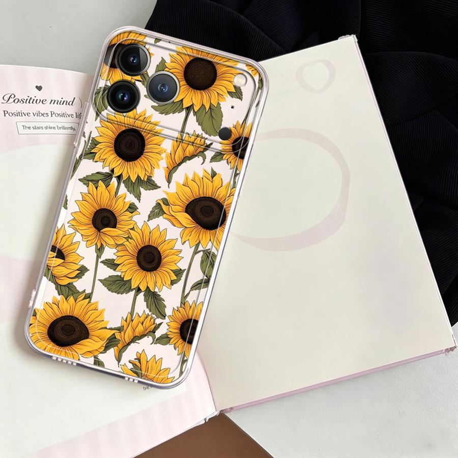 Funda con Diseño de Girasoles  - Phone Accessories Iphone reseña y precio