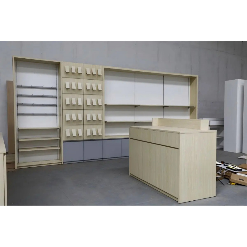 Mueble de Exhibición Moderno p - Phone Accessories Shop Design reseña y precio