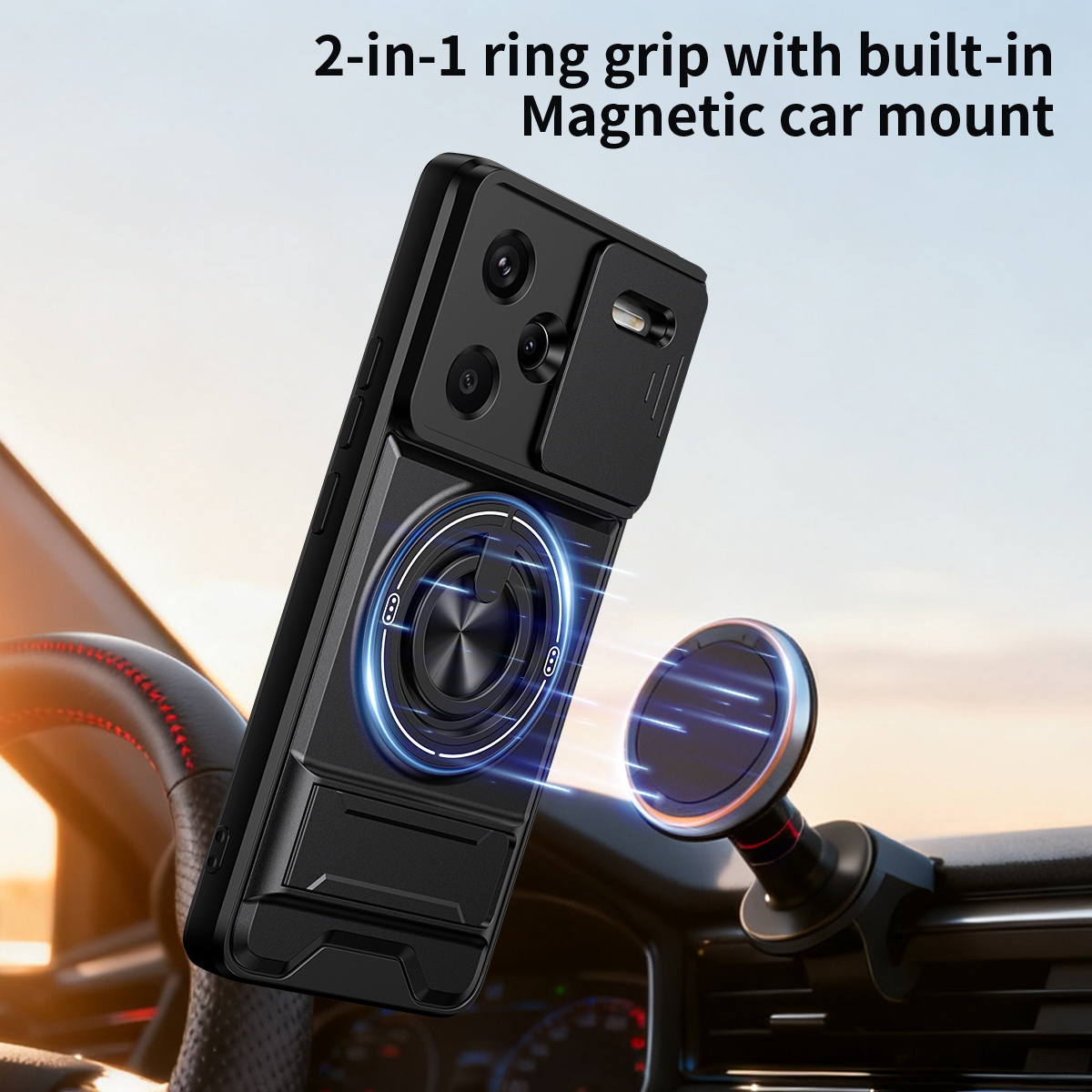 Funda de teléfono con lente de - Phone Accessories Holder Car reseña y precio